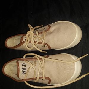 Boys Polo khaki Sneakers